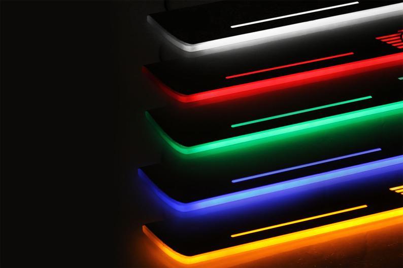 Door Sill Scuff Plate Guards Stainless Steel Threshold Protectors Suitable For Kia Ceed I 5d 2006 2012 - View #14