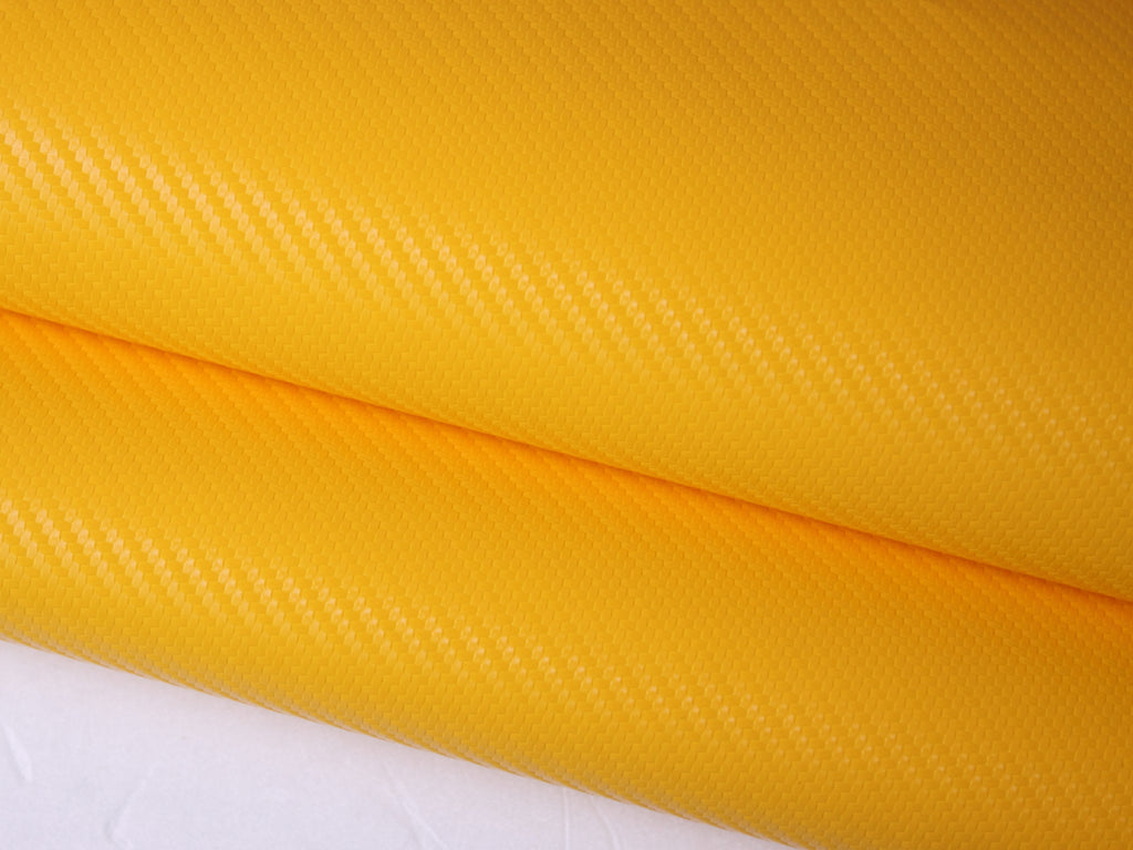 YELLOW CARBON FIBER WRAP 3D