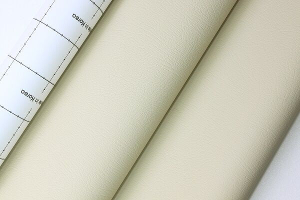Adhesive Faux Leather - White