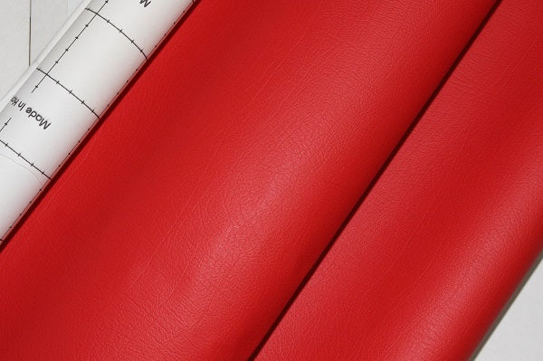 Dashboard Adhesive Faux leather Vinyl Fabric Red