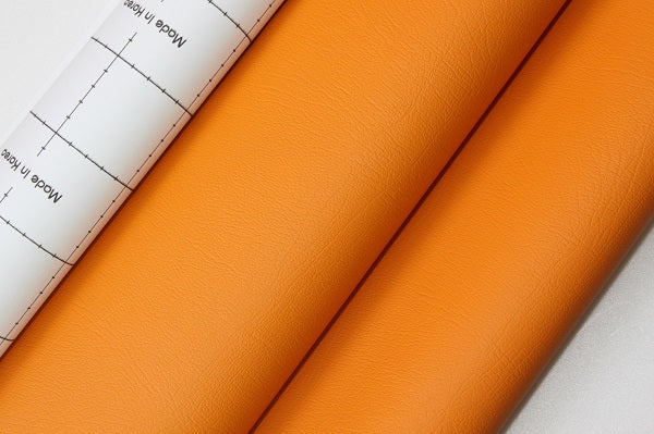 Dashboard Adhesive Faux leather Vinyl Fabric Orange