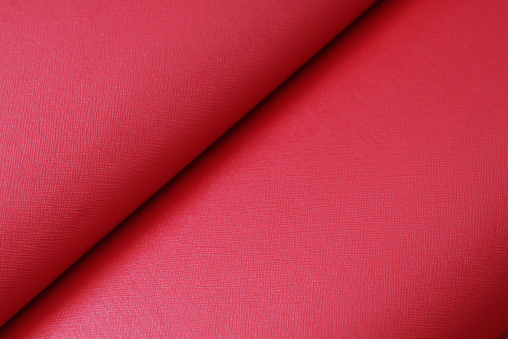 Premium Adhesive Faux leather Vinyl Fabric Red